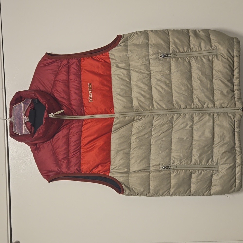 Pre Owned Marmot Ares Down Vest 600 Fill Size Large Style F71320